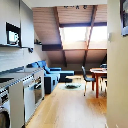 아파트 El Atico De La Camara, Centro Aviles, Nuevo A Estrenar 아비엘